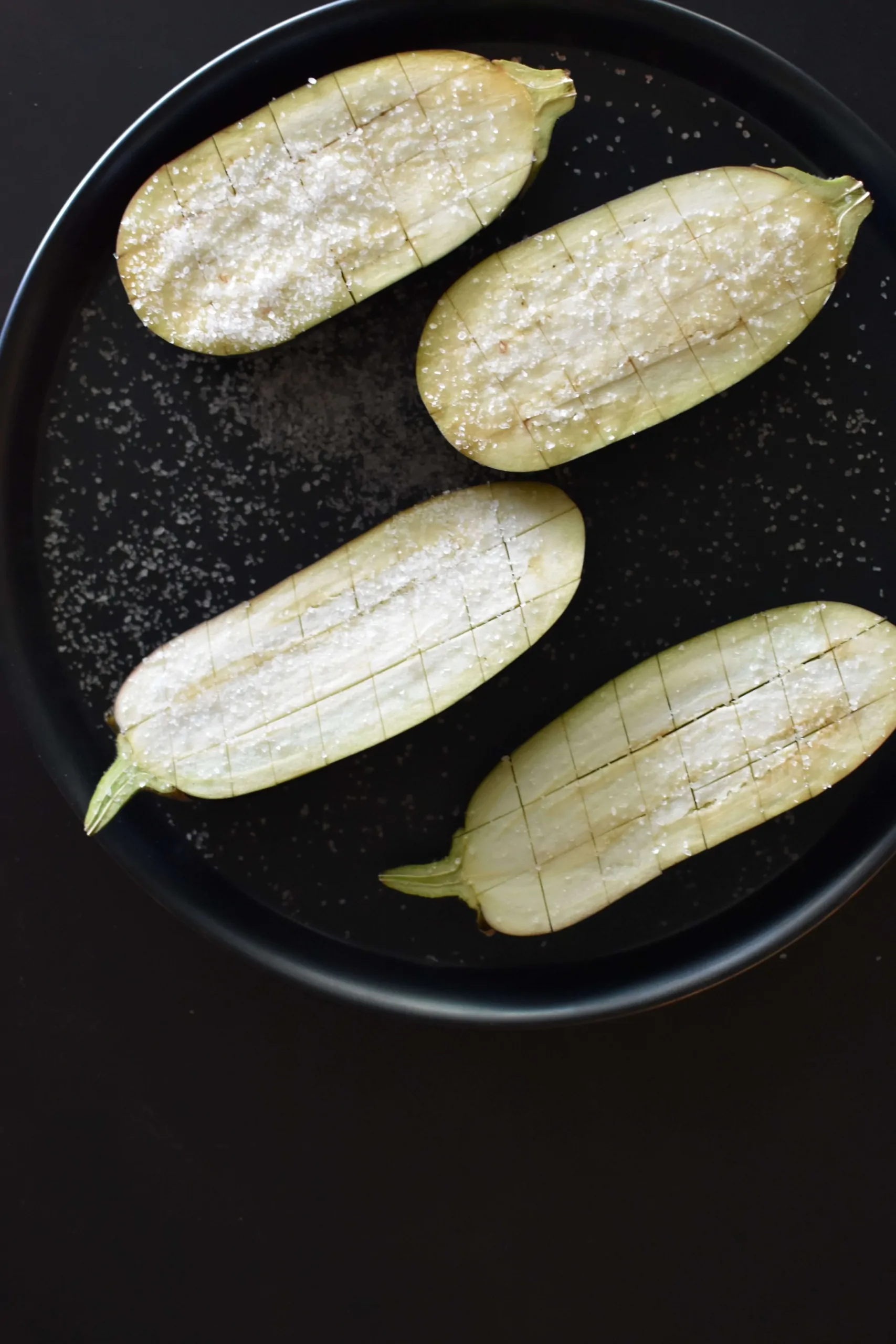 Gebackene Aubergine | Hummus | Dukkah