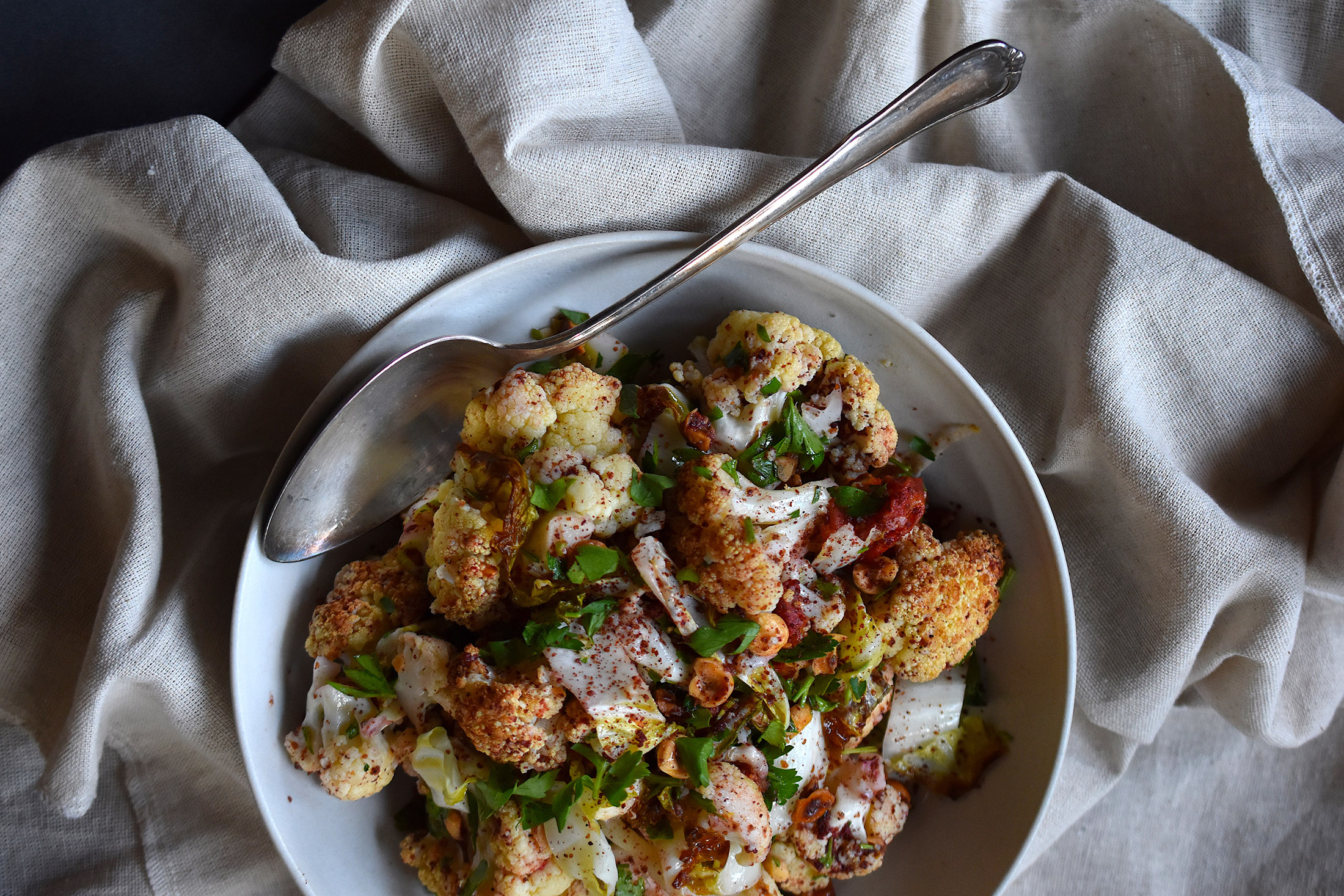 Blumenkohlsalat | Haselnüsse | Sumach
