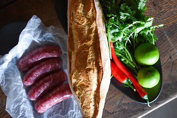 Choripán | Chorizo Sandwich | Chimichurri