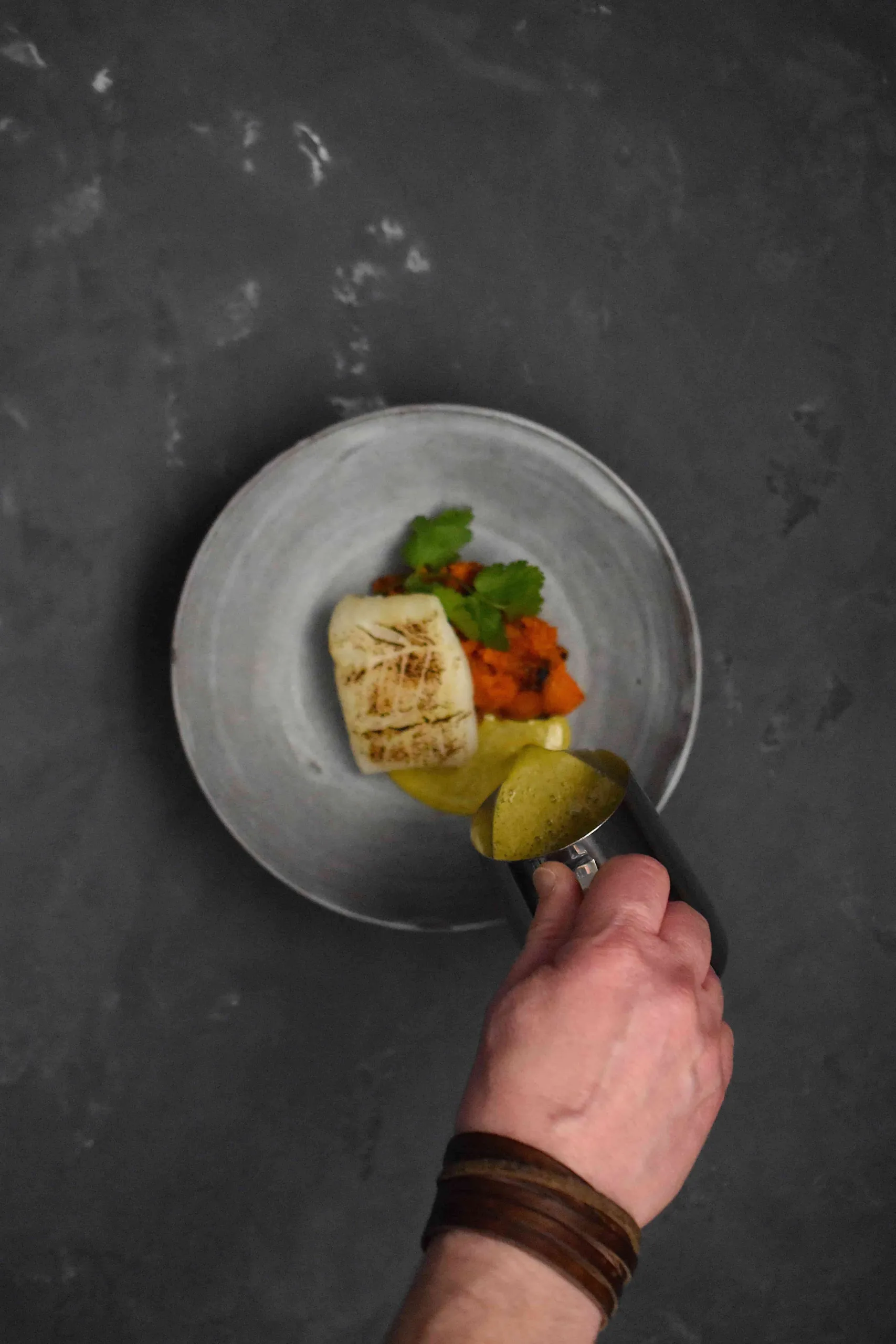 Kabeljau | Süsskartoffel | Yuzu Curry