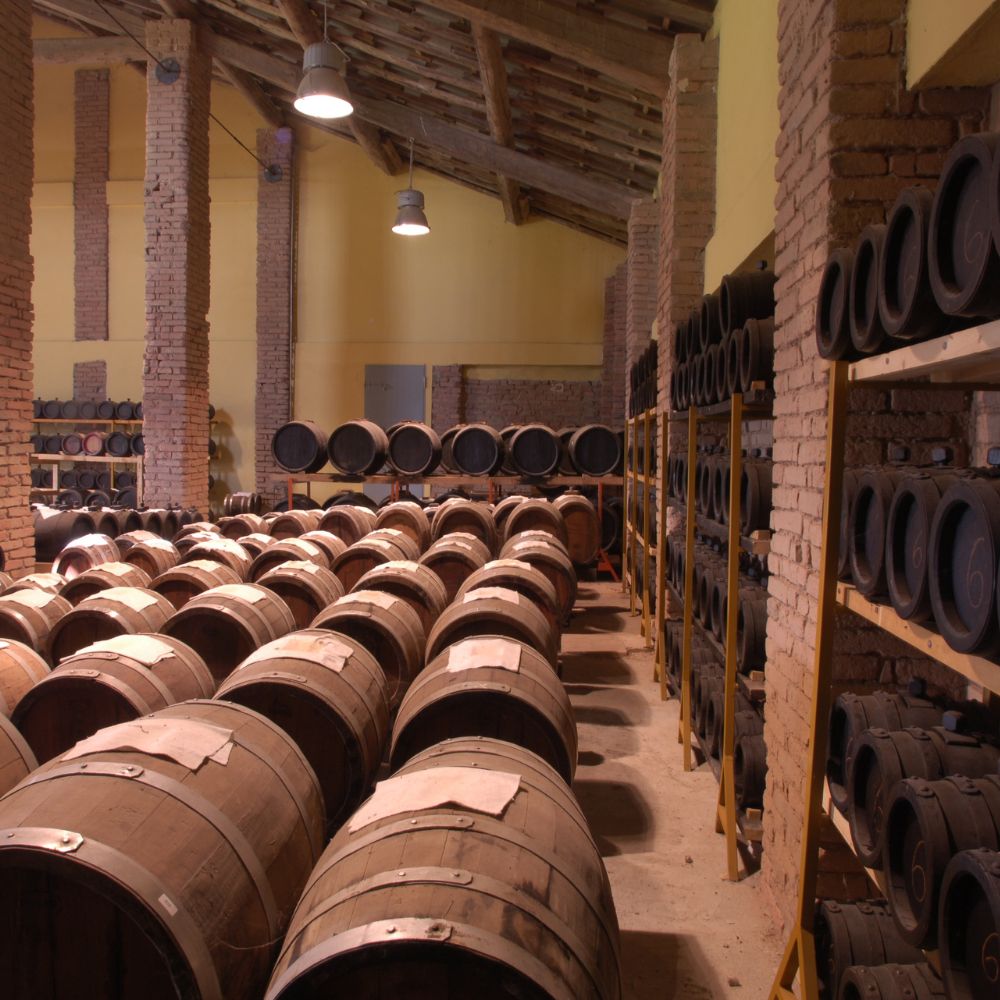 Balsamico Aceto Tradizionale D.O.P. Red Label, 12 Jahre Balsamico Fässer
