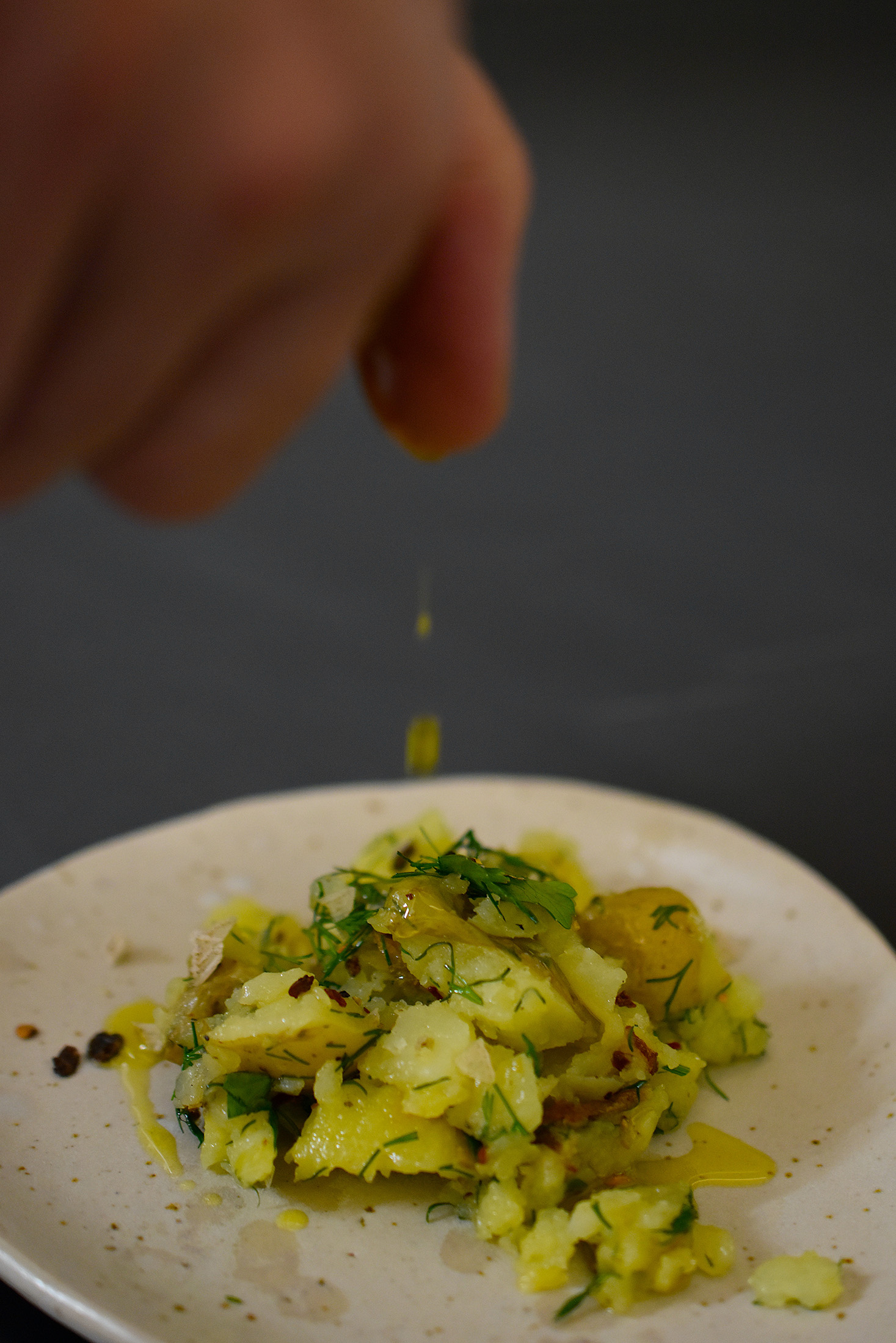 Grenaille Kartoffeln | Barbecue Salz | Olivenöl | Kräuter