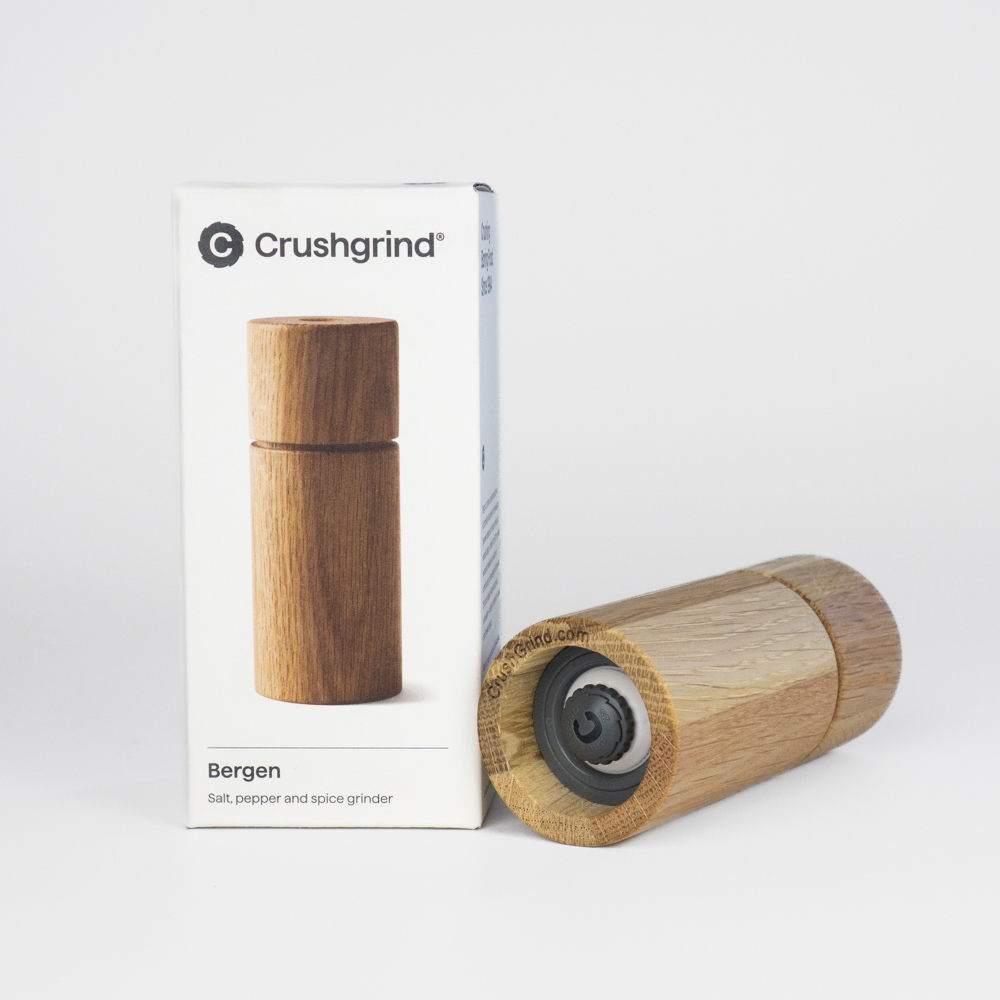 Crushgrind Muehle Bergen Farbe Eiche 12cm liegend Mühlwerk