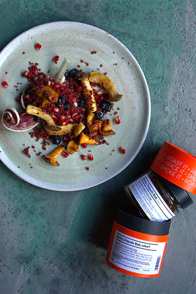 Kirschcouscous | Waldpilze | Cherry Chipotle Rub