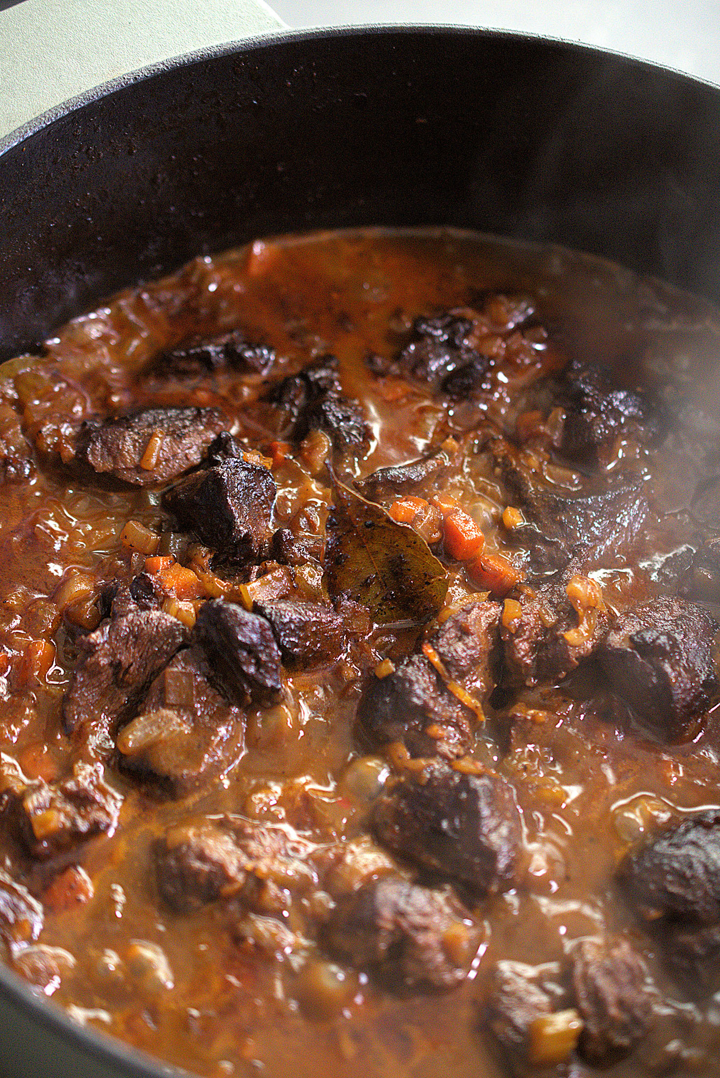 Orangen Wildschwein Ragout | Topfenknödel