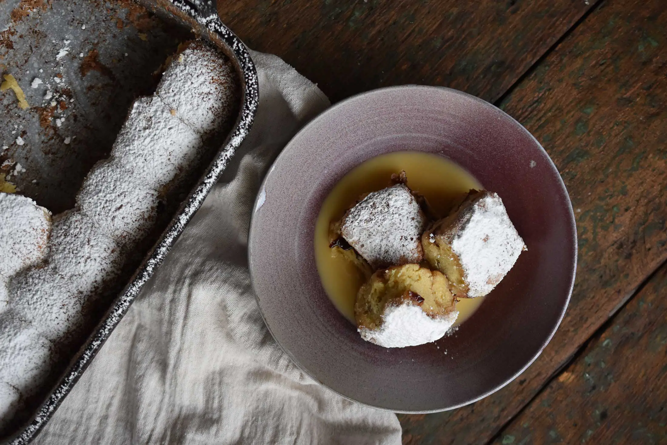 Buchteln | Zwetschgen | Kaiserschmarrnzucker