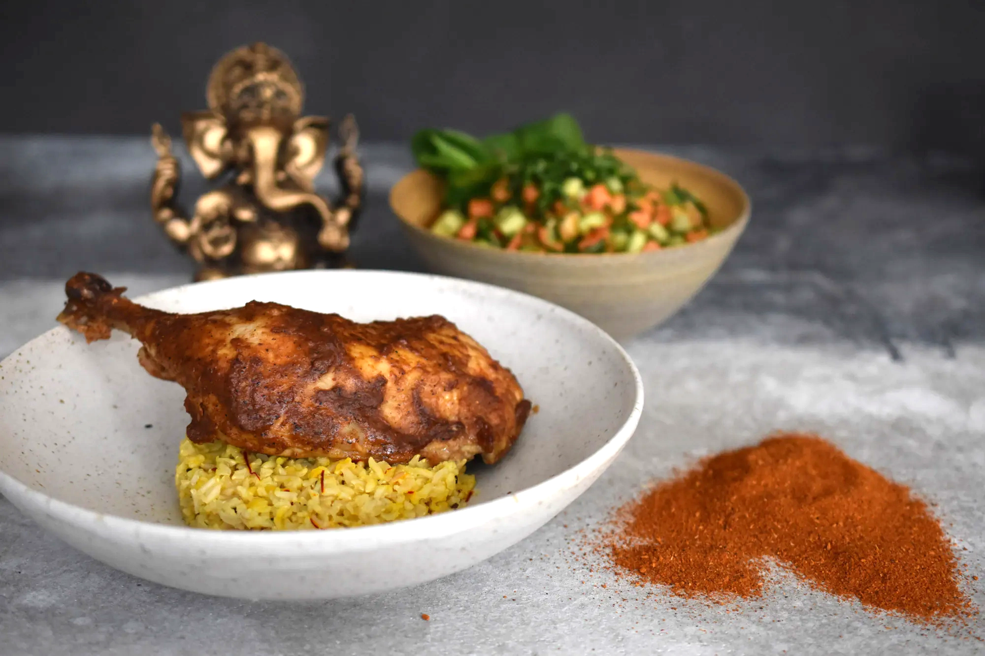 Tandoori Chicken | Kardamomreis | Safran