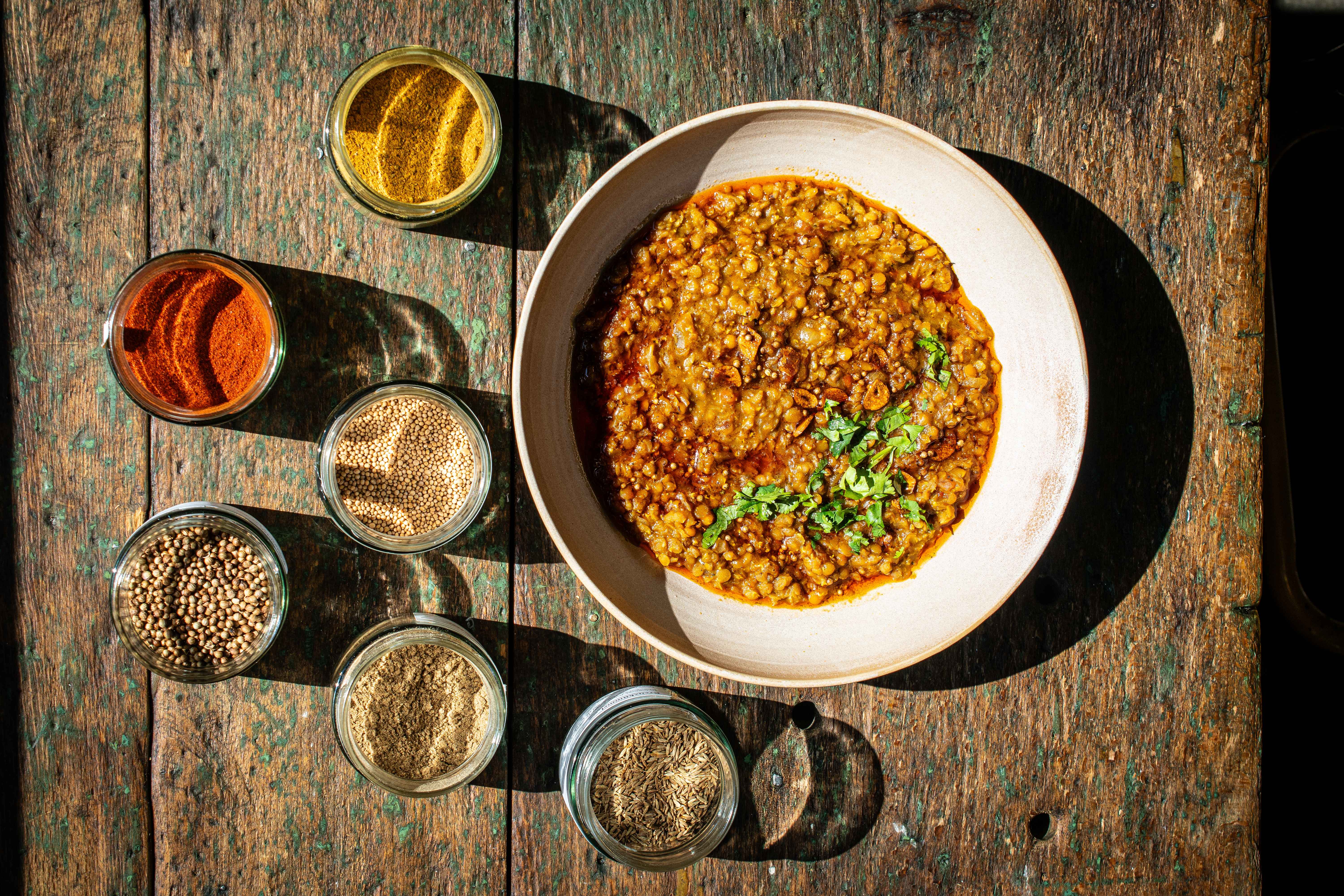 Rotes Linsendal | Dal Tadka | Tikka Masala | Garam Masala