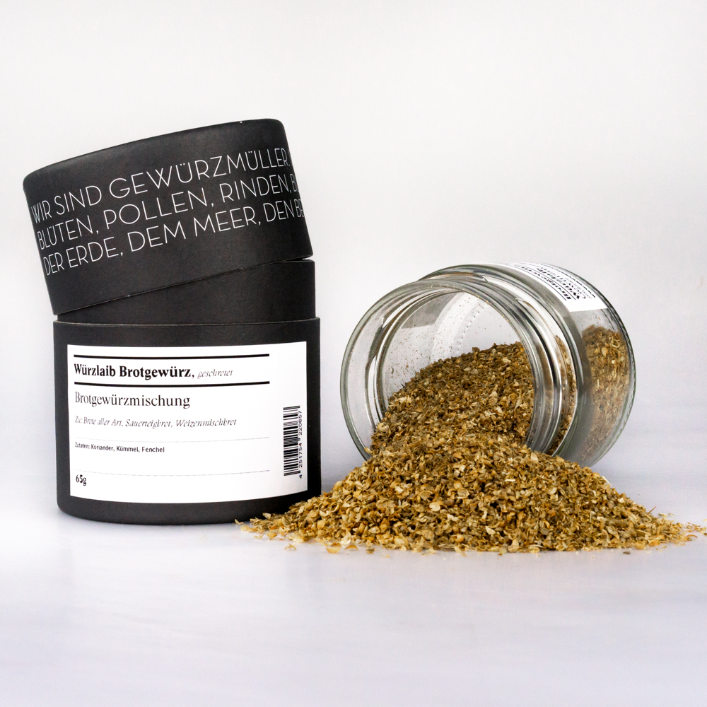 Brotgewürz, Würzlaib, geschrotet Brotgewürz, Würzlaib, geschrotet