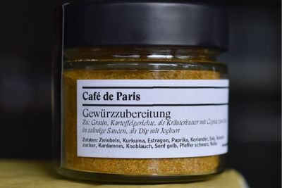 Café-de-Paris Gewürzglas