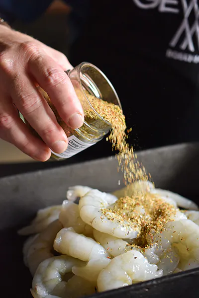 Shrimp Bao Burger | Orange Ocean Rub