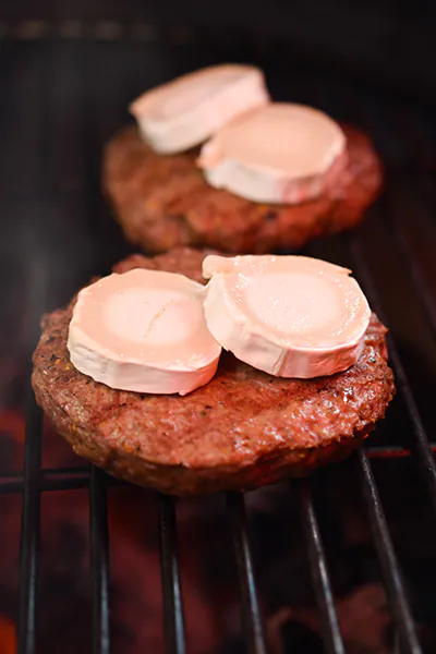 Duck & Goat Cheese Burger | Citric Rosemary Sauce