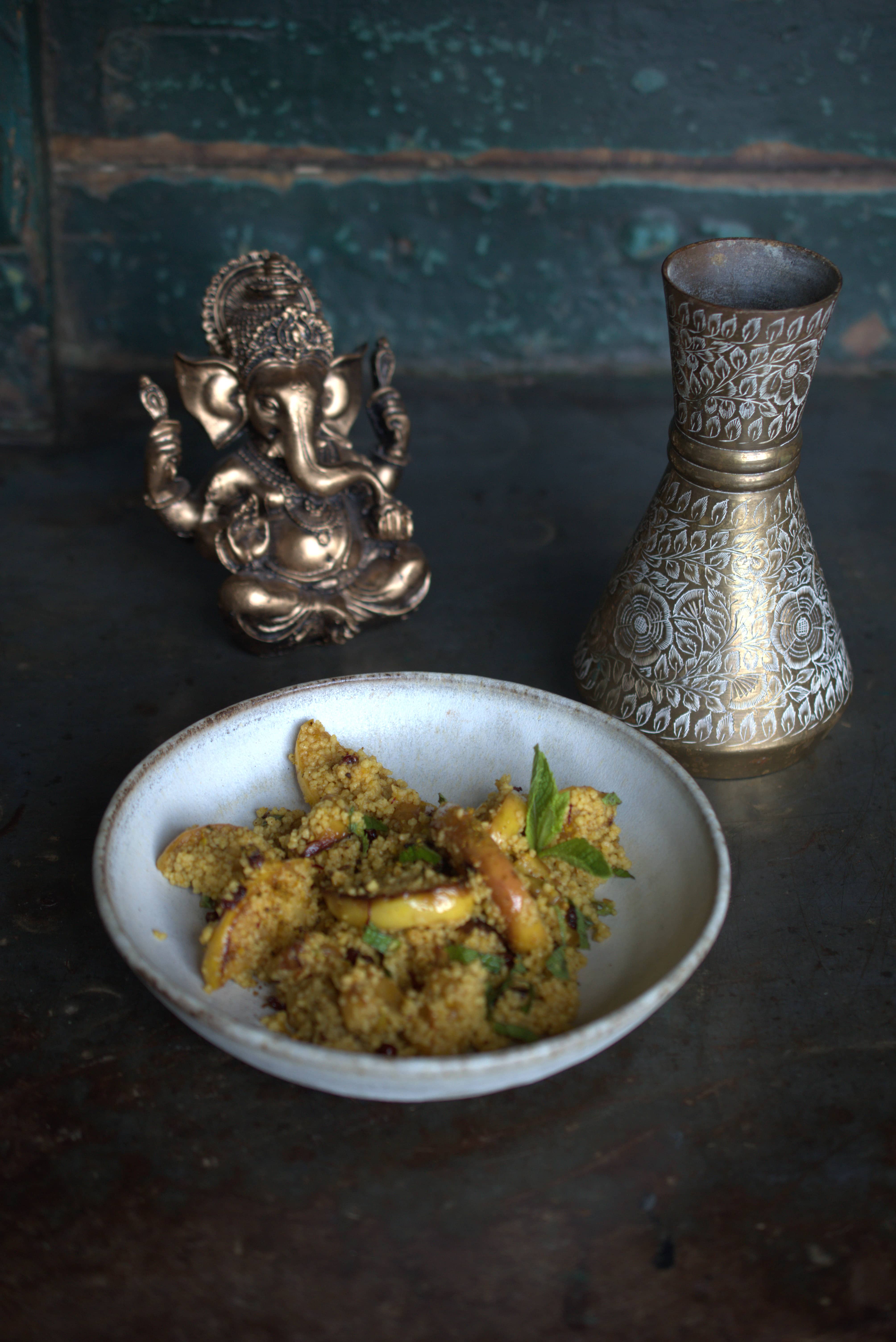 Orangen Couscous | Vadouvan | Berberitzen | Apfel