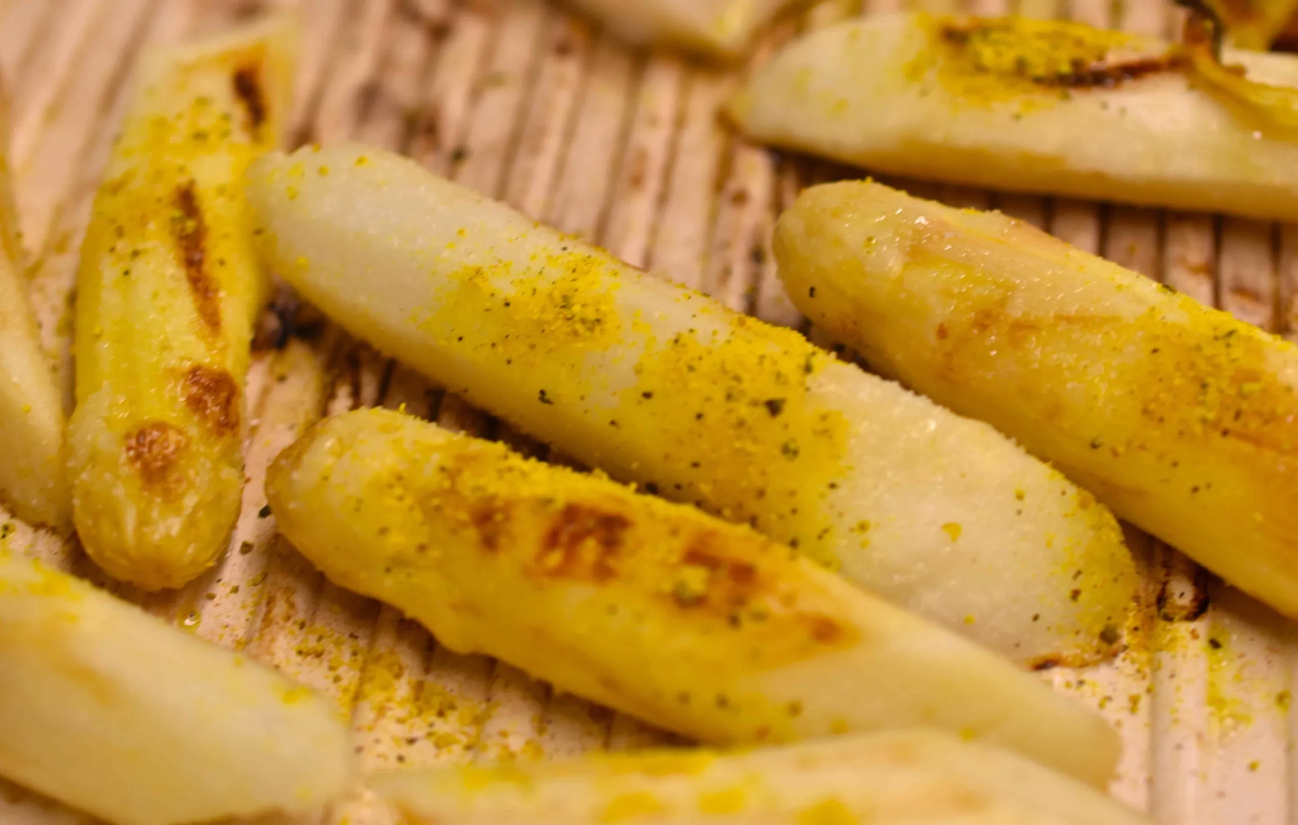 Gebratener Spargel | Kabeljau | Fenchel | Safran