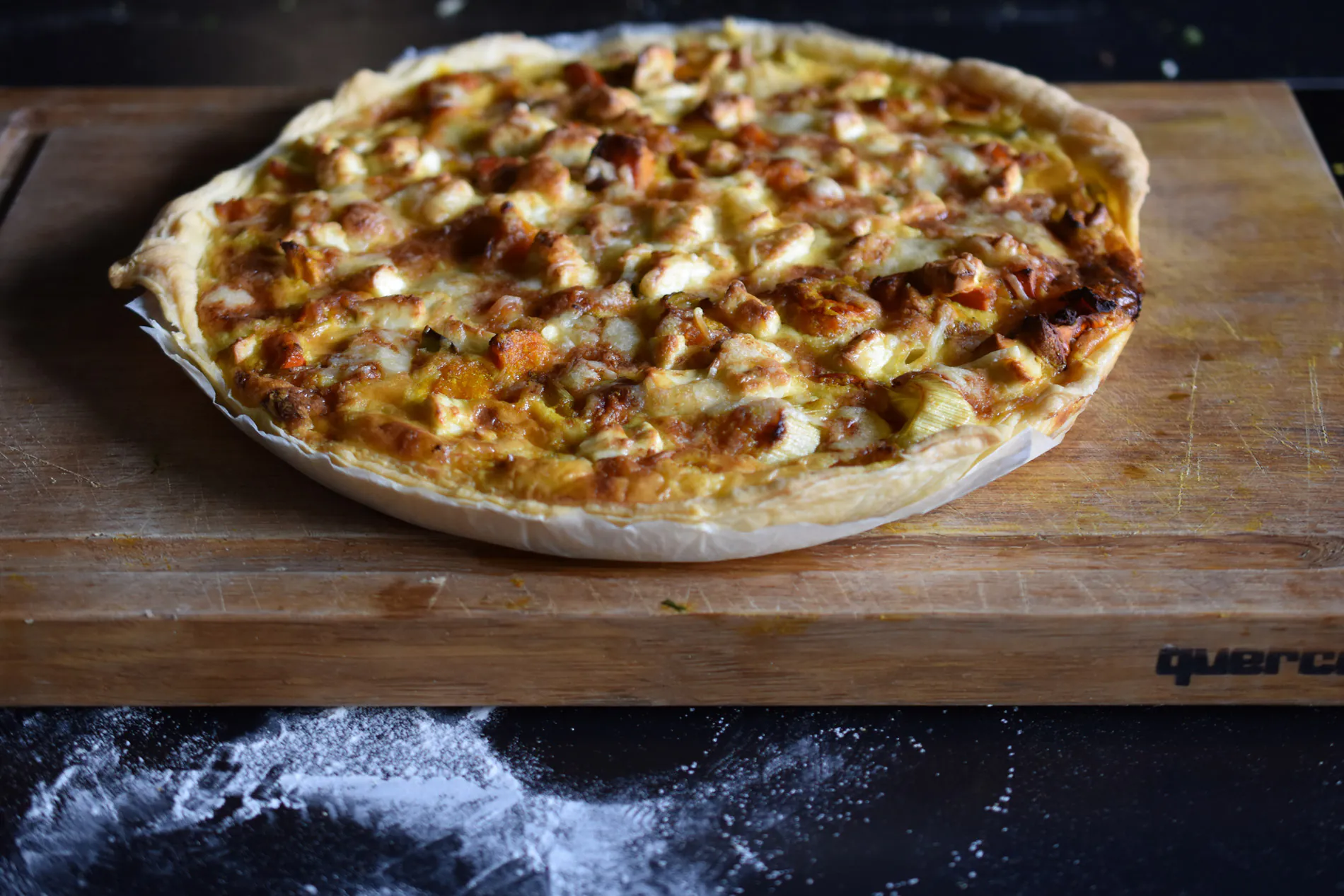Kürbis-Quiche | Lauch | Feta | Café de Paris