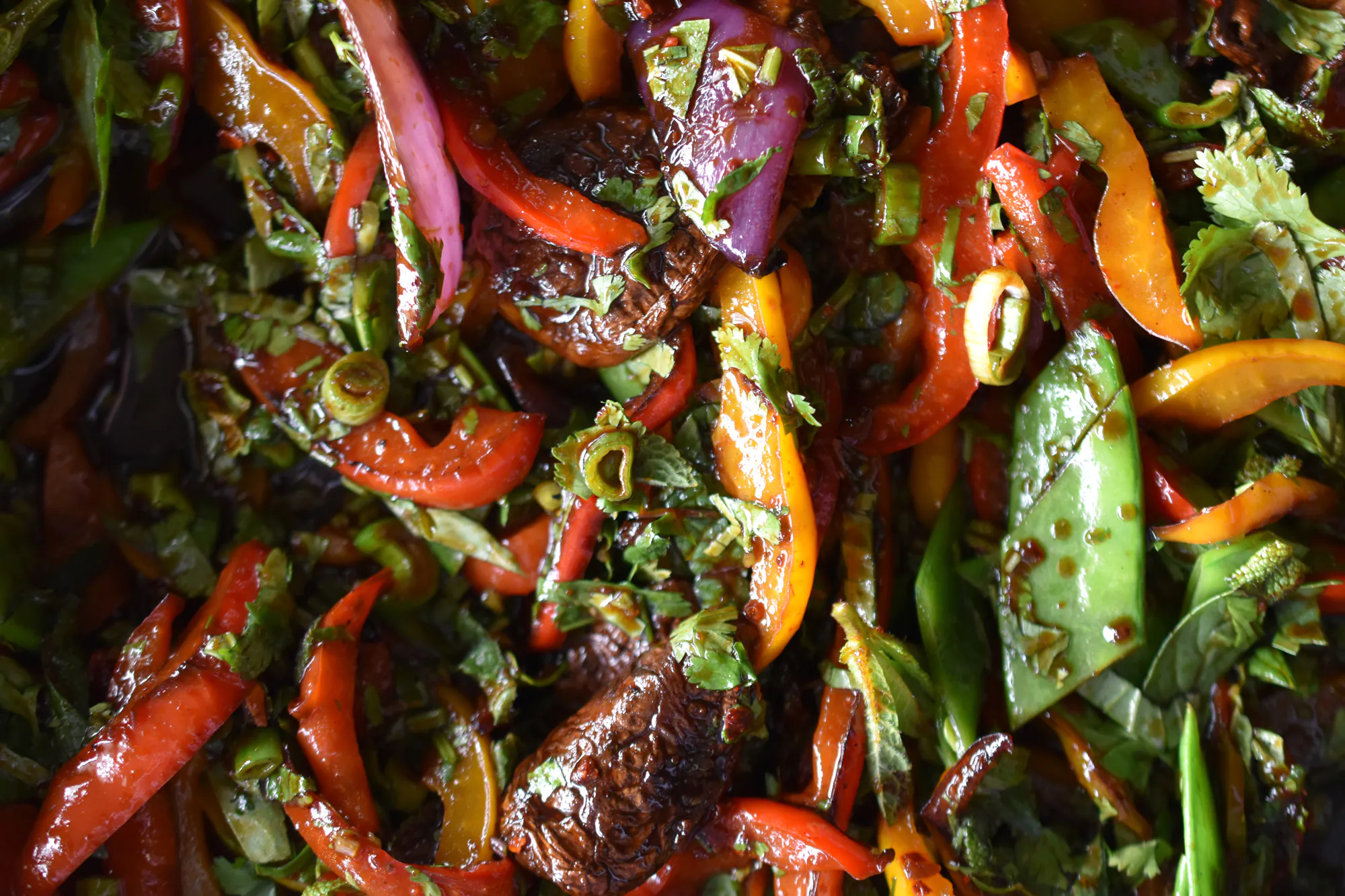 Beef | Asia Salat | Szechuan Teriyaki Sauce