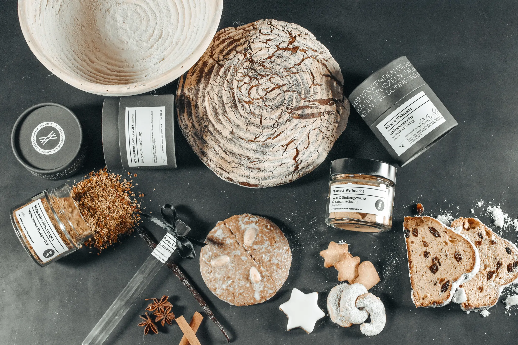 Sauerteig-Weizenmischbrot | Mediterranes Brotgewürz