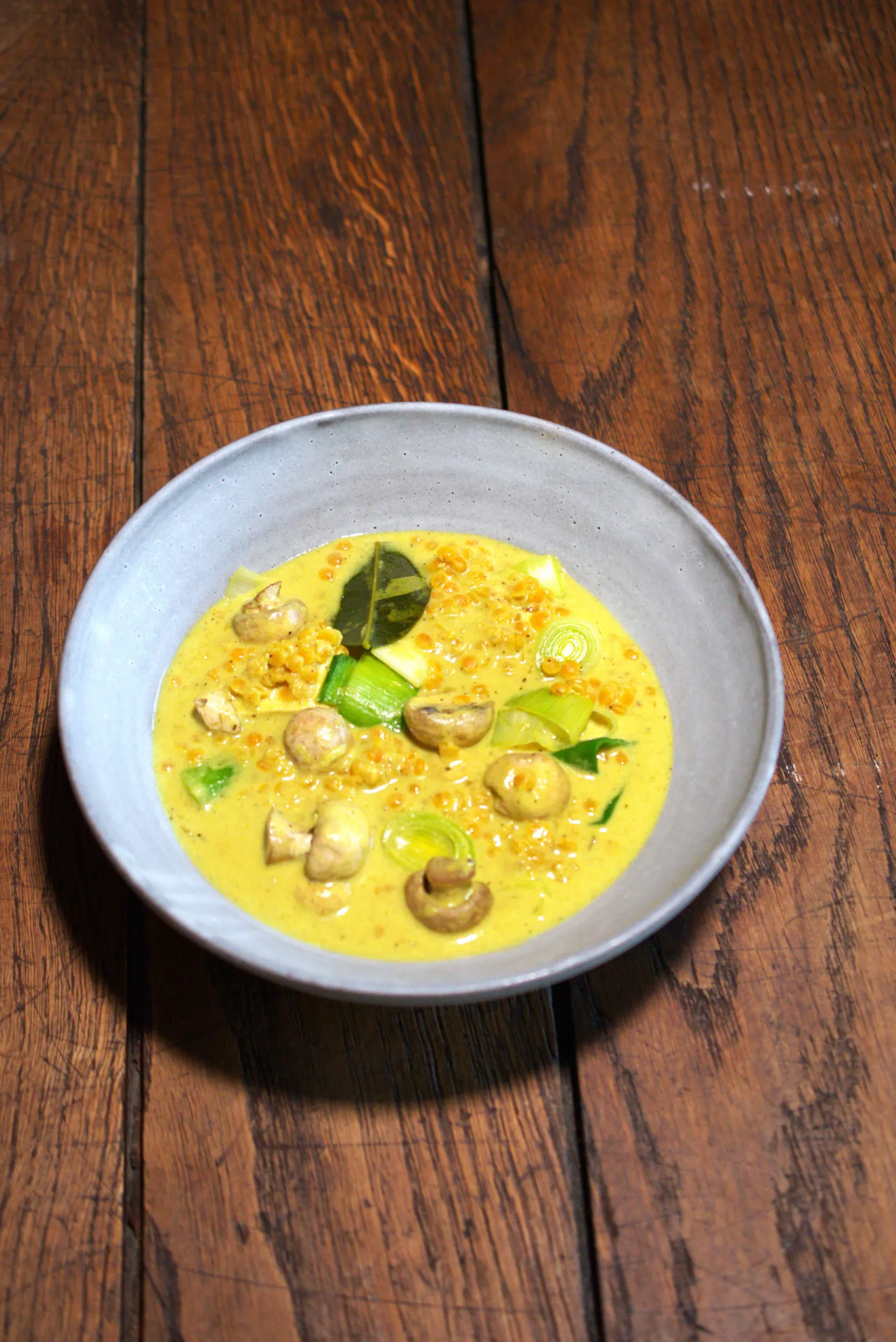 Zitrus Curry | Rote Linsen | Champignons | Lauch
