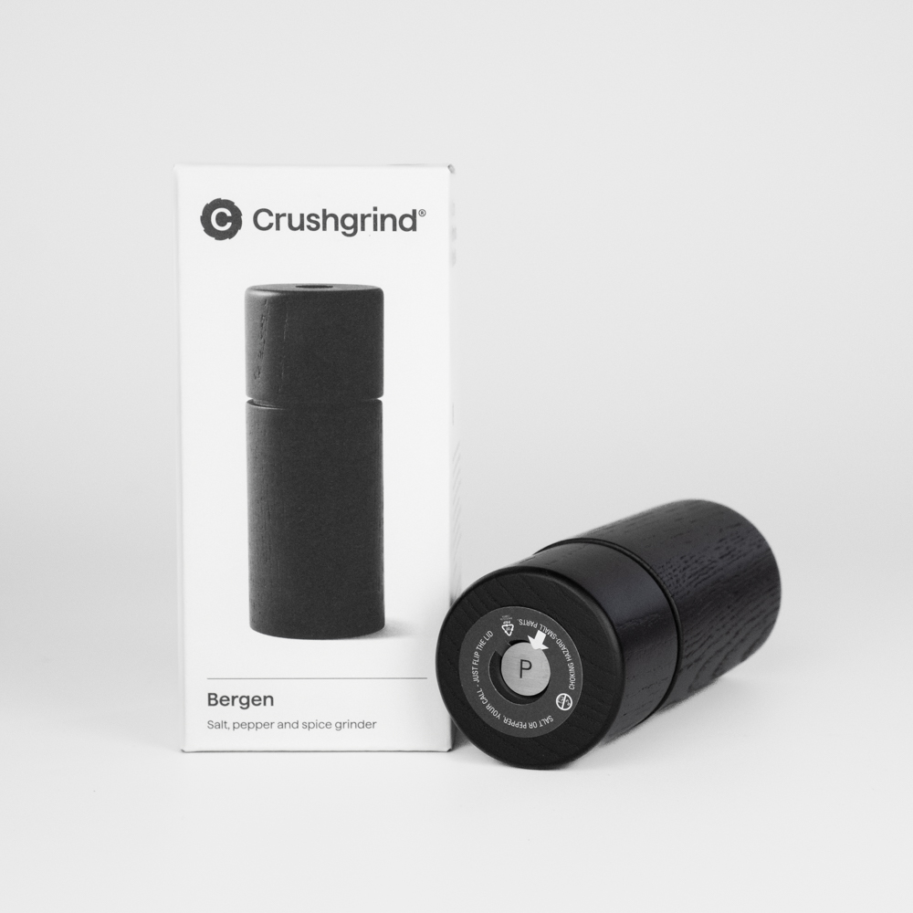 Crushgrind Mühle Bergen Farbe Esche liegend Pfeffer