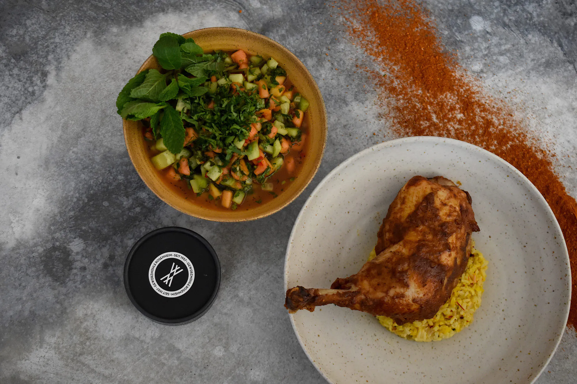 Tandoori Chicken | Kardamomreis | Safran