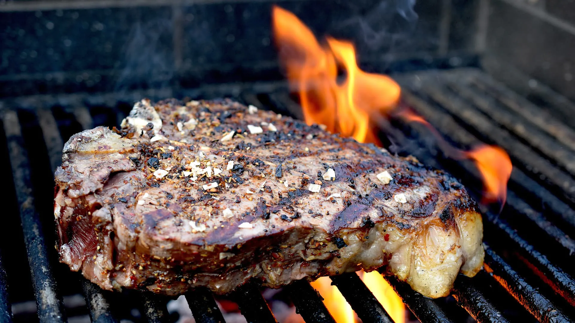 Steak auf dem Grill