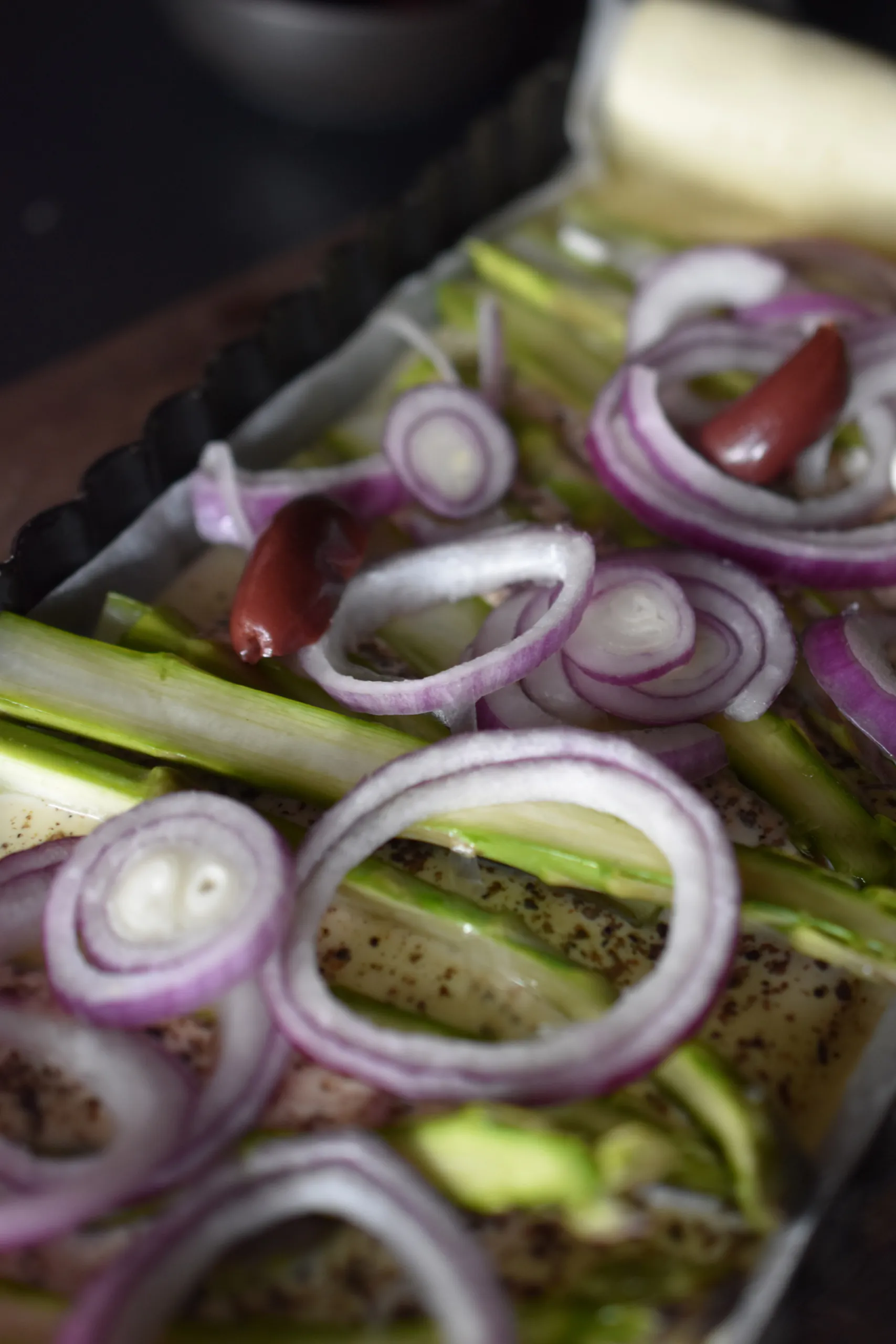 Blätterteig-Tarte | Grüner Spargel | Melange Noir Pfeffer