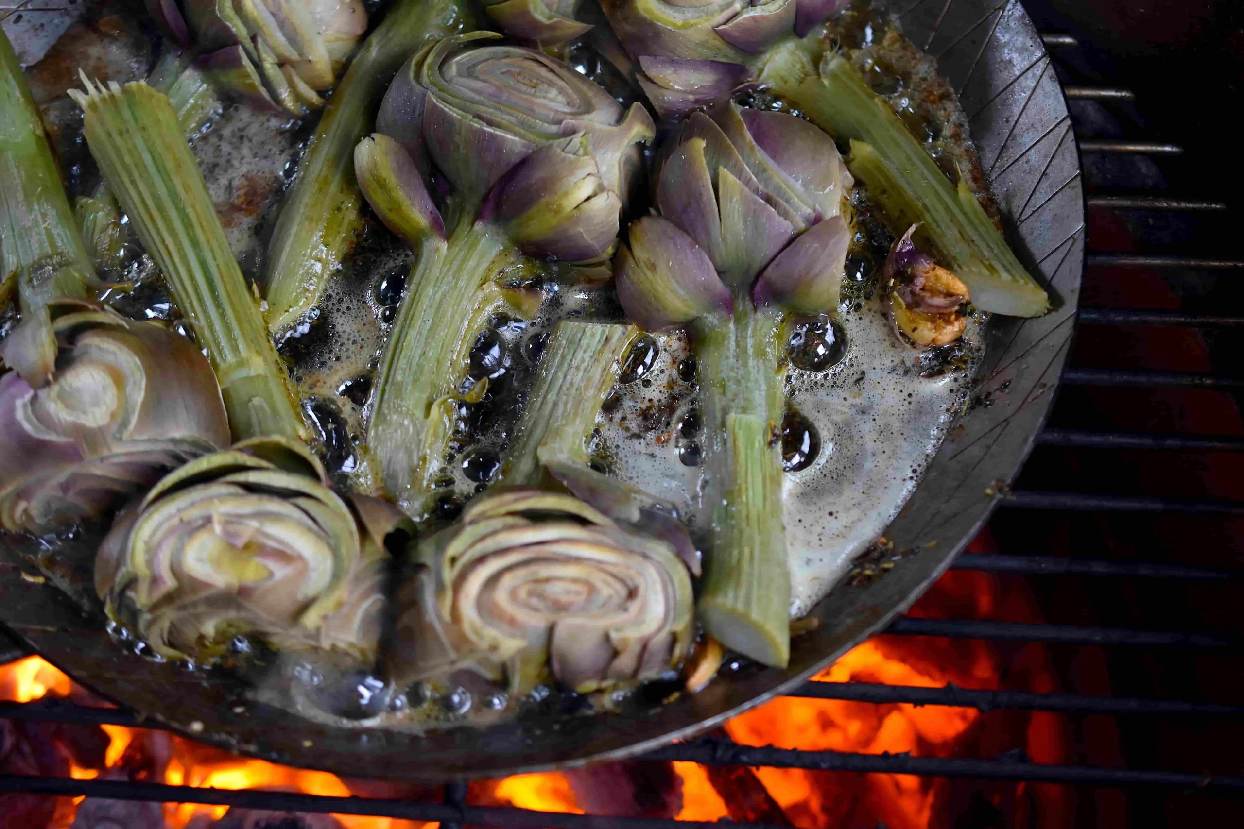 Gegrillte Artischocken | Italienische Kräutermischung