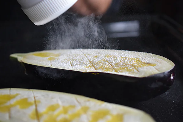 Gratinierte Auberginen | Hackfleisch | Feta | Dukkah