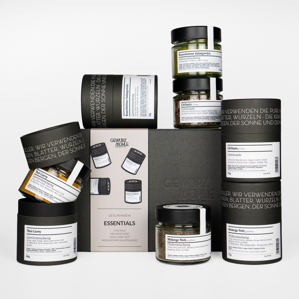 Gewürz Geschenkset "Essentials" (Banderole)