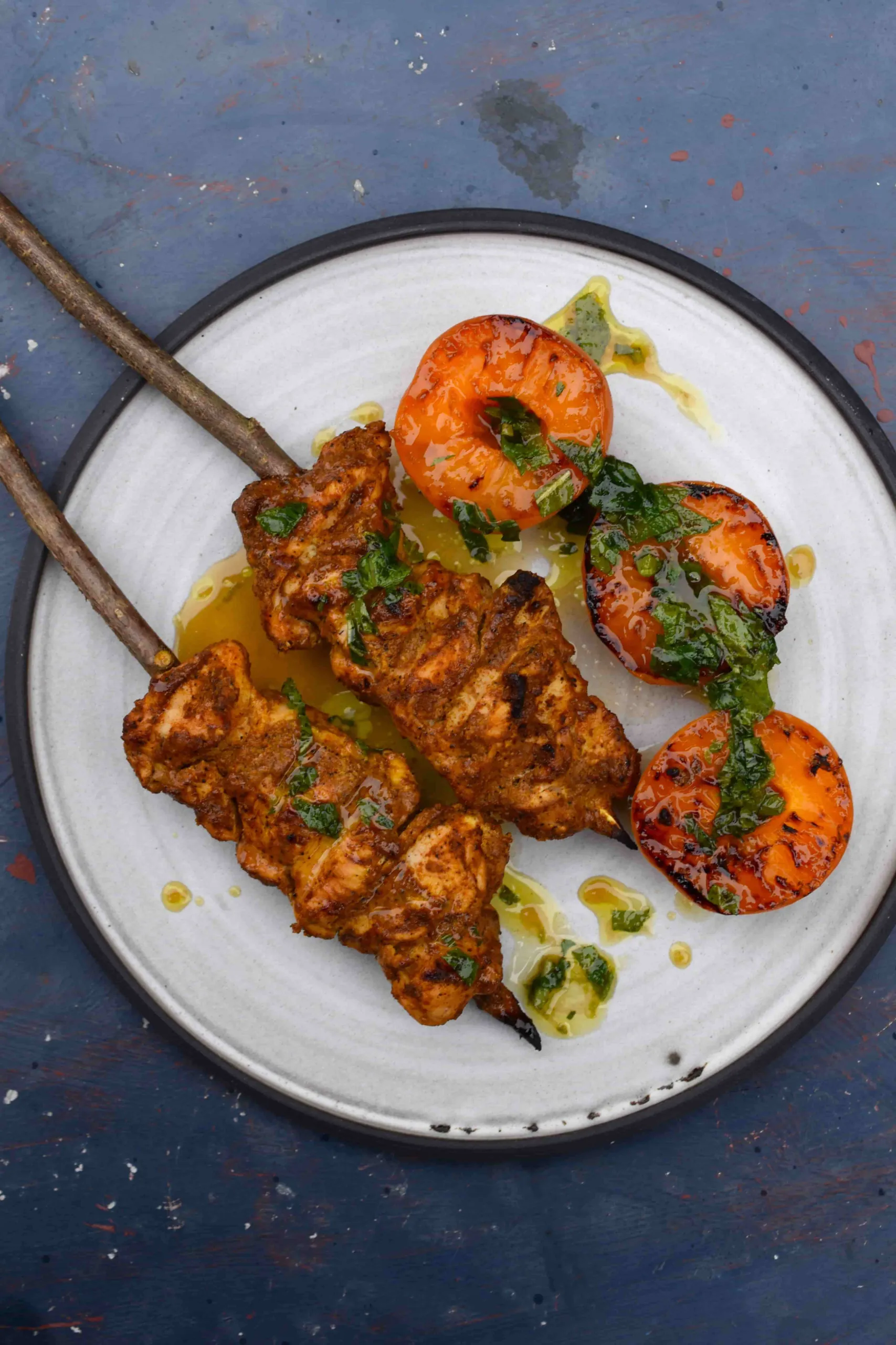 Tandoori Hähnchen | Gegrillte Aprikose