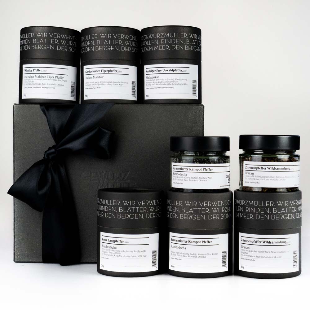 Gewürz Geschenkset "Pfefferraritäten"