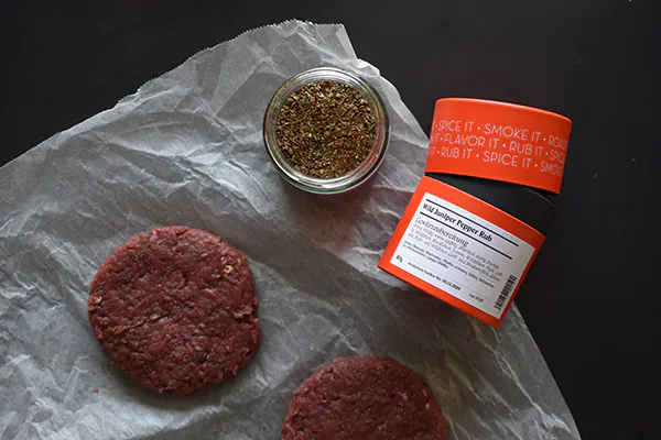 Black & Blue Wild Burger | Wild Juniper Pepper Rub