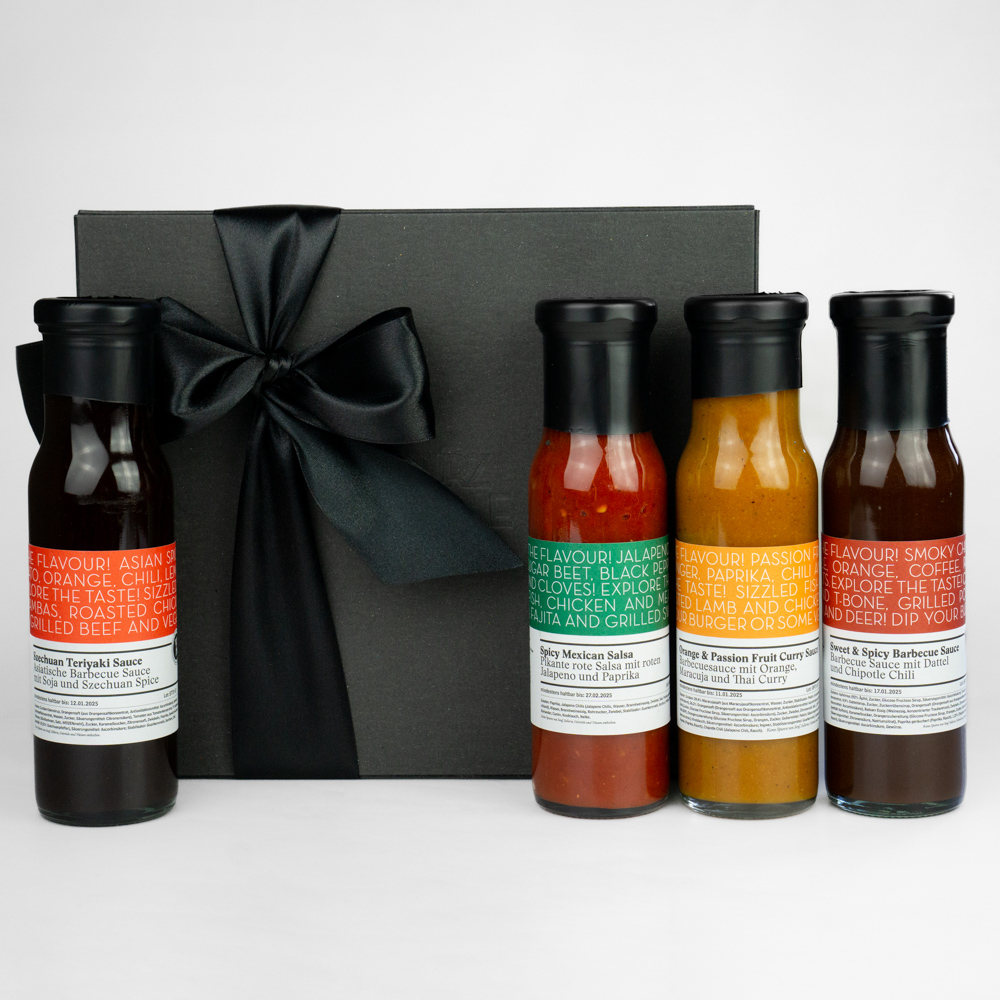 Saucen Geschenkset 'Barbecue Saucen' Saucen Geschenkset 'Barbecue Saucen'