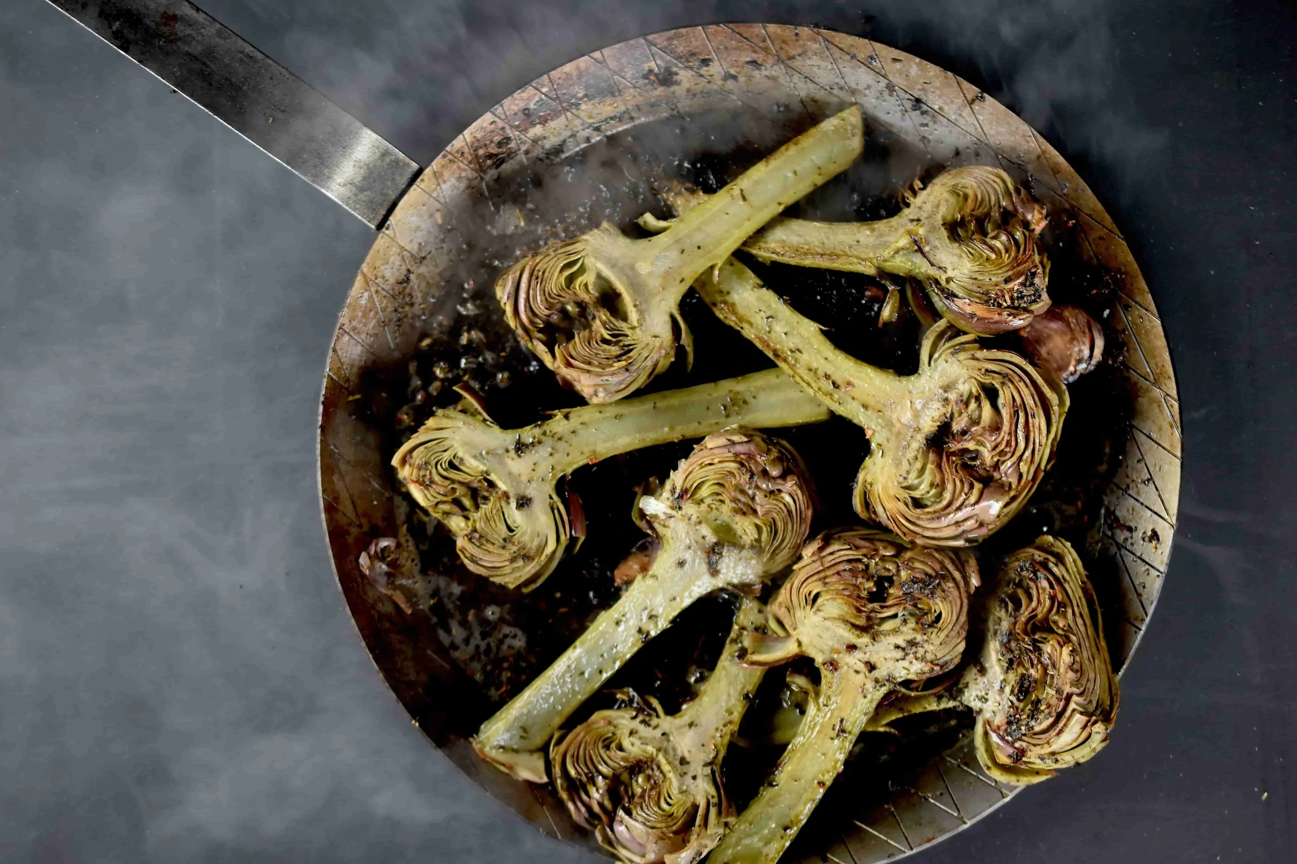 Gegrillte Artischocken | Italienische Kräutermischung