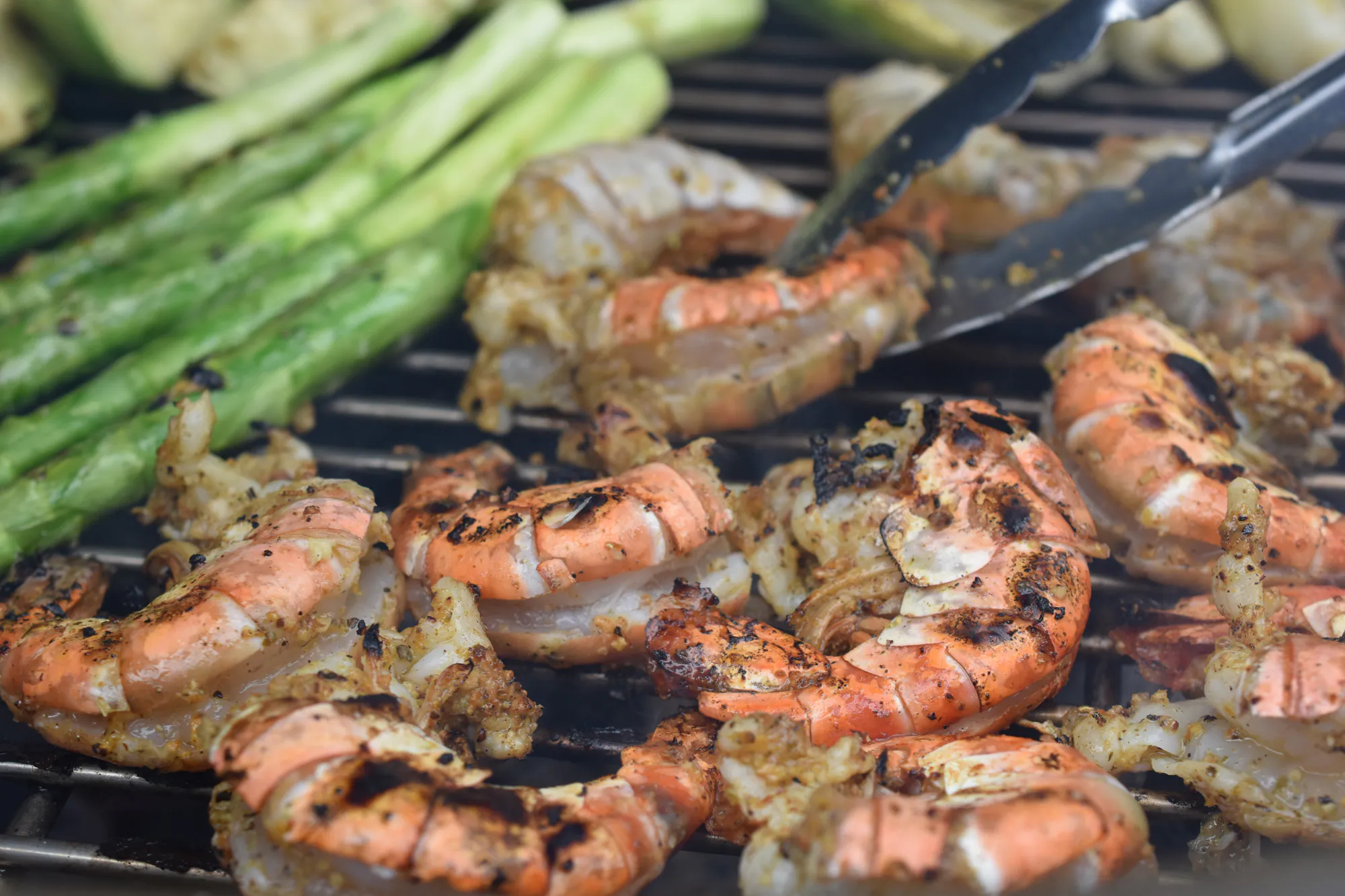 Garnelen | Spargel | Romanasalat | Orange Ocean Rub Garnelen | Spargel | Romanasalat | Orange Ocean Rub