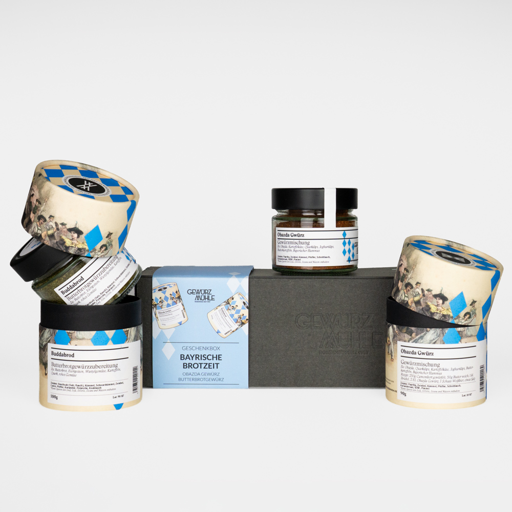 Gewürz Geschenkset "Bayrische Brotzeit" (Banderole)