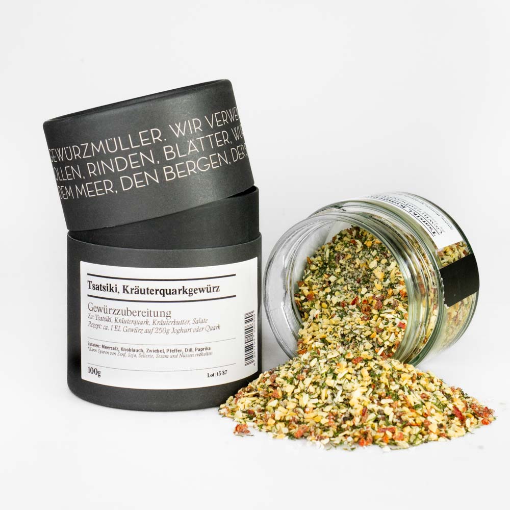 Tsatsiki, Kräuterquarkgewürz Tsatsiki, Kräuterquarkgewürz