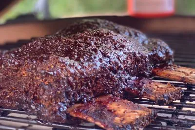 Rippen auf dem Grill