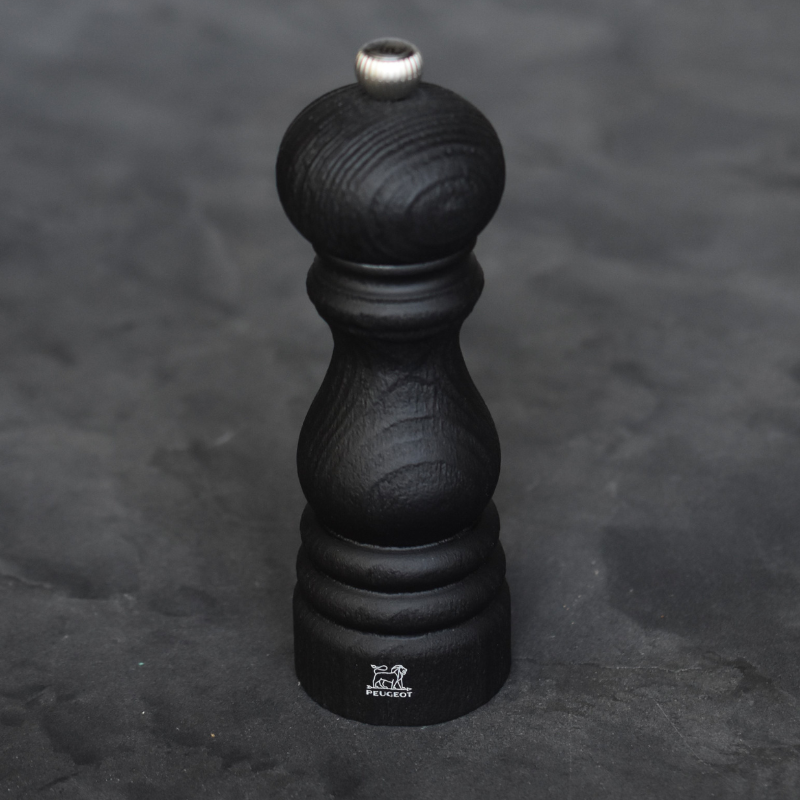 Pfeffermühle ‚Paris‘, Natur Serie, schwarz 18cm