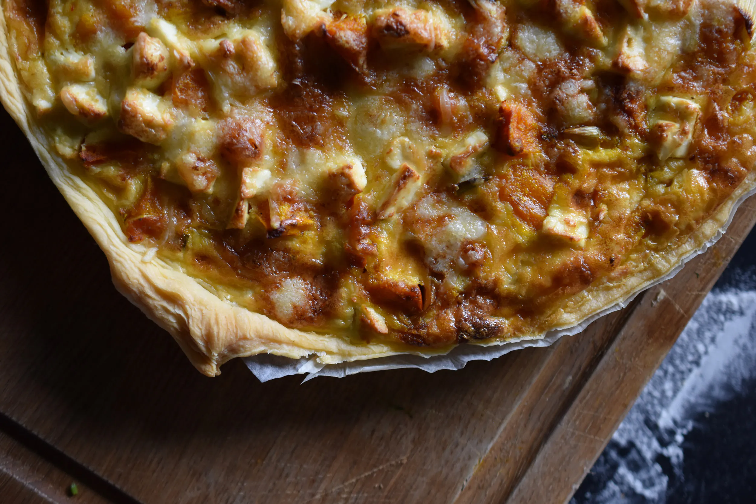 Kürbis-Quiche | Lauch | Feta | Café de Paris