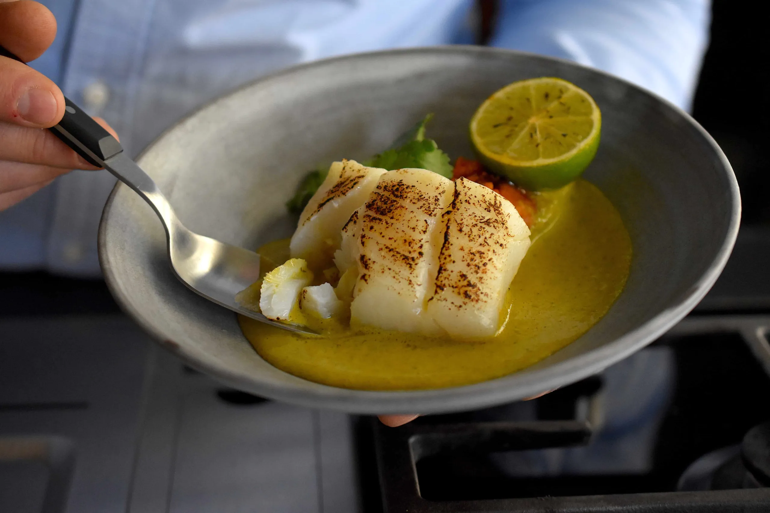 Kabeljau | Süsskartoffel | Yuzu Curry