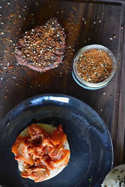 Korean Beef Bao Burger | Szechuan Teriyaki Sauce