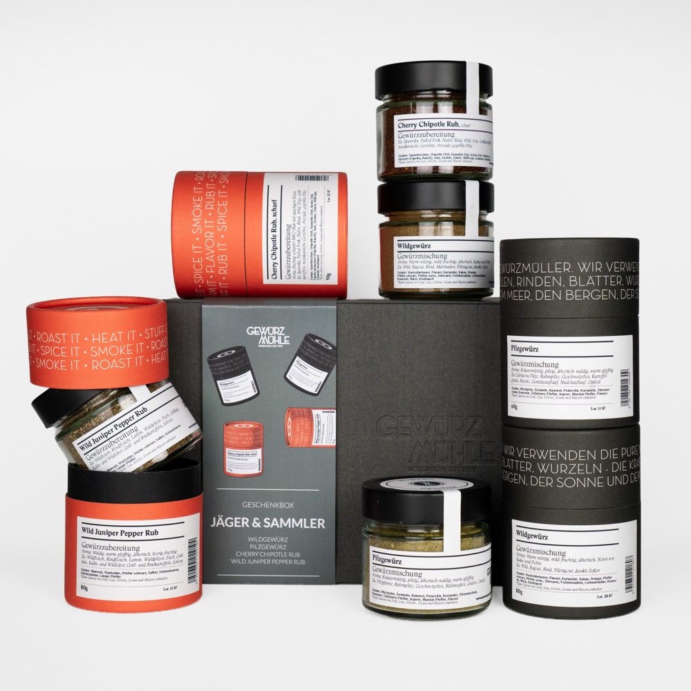 Gewürz Geschenkset "Jäger & Sammler" (Banderole)