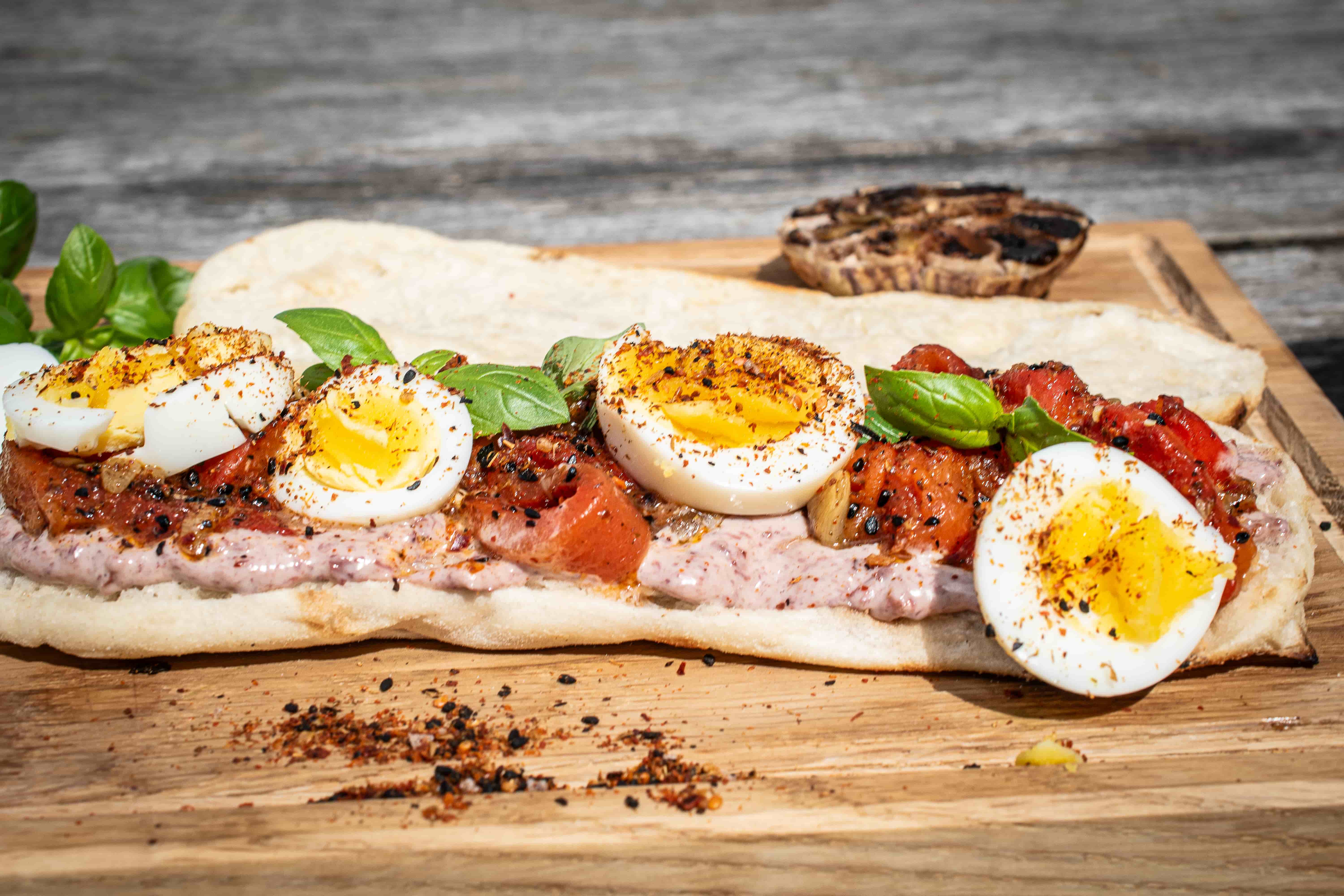 Grilled Paprika Sandwich | Olivenmayo | Ei | Turkish Kebap Seasoning