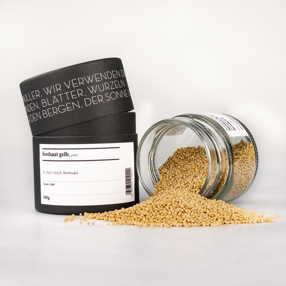 Senfsaat, gelb, ganz Senfsaat, gelb, ganz