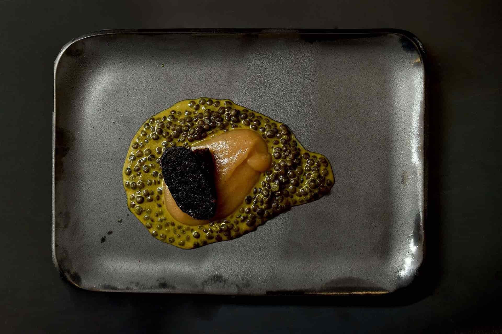 Belugalinsen | Thai Curry | Apfelmus | Blutwurst