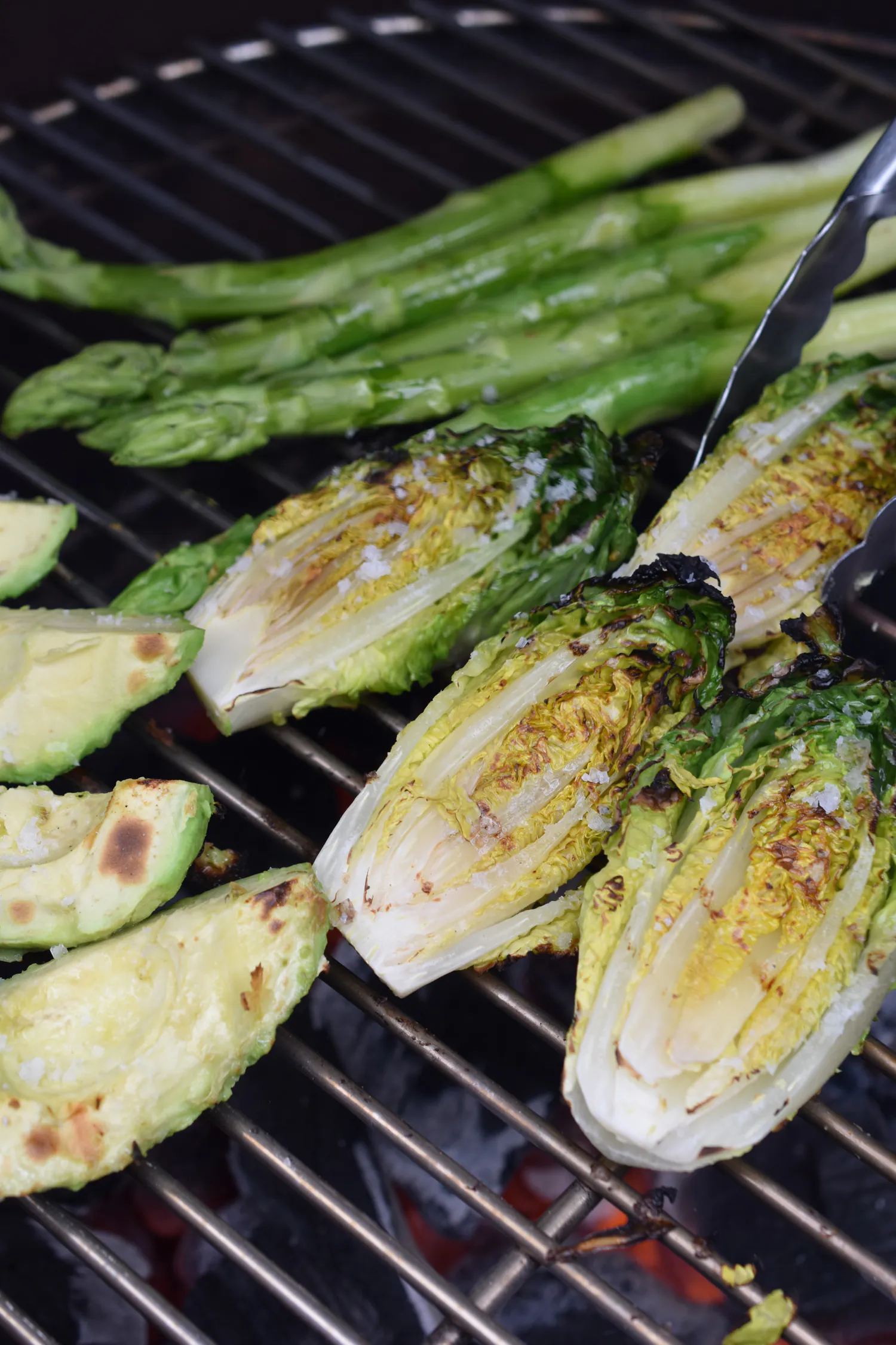 Garnelen | Spargel | Romanasalat | Orange Ocean Rub