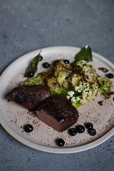 Wildschwein | Coffee Blackberry Rub | Wilder Blumenkohl