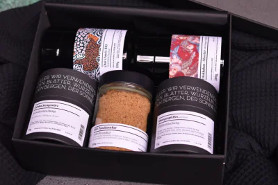 Gewürzgeschenkset in einer Geschenkbox