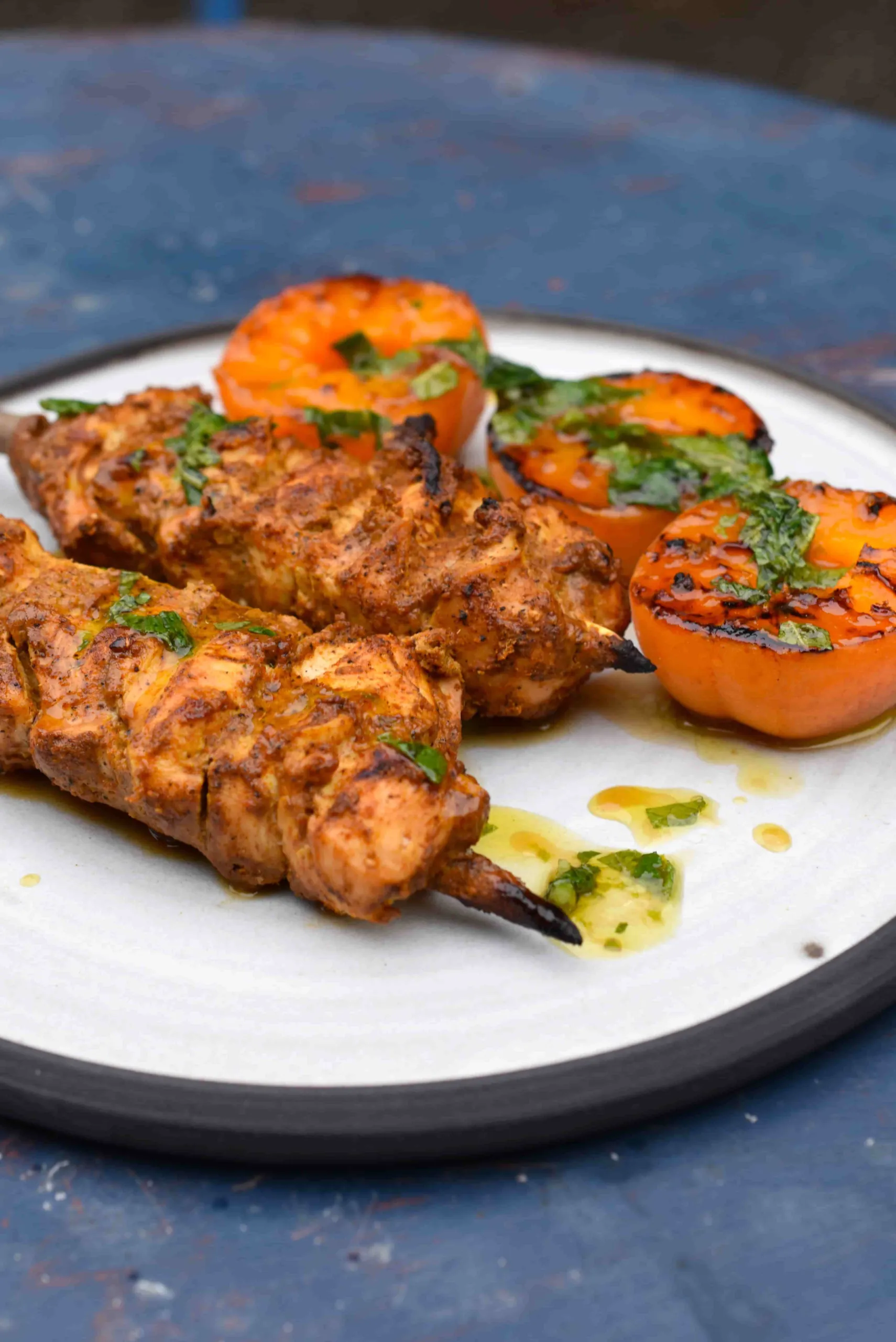 Tandoori Hähnchen | Gegrillte Aprikose